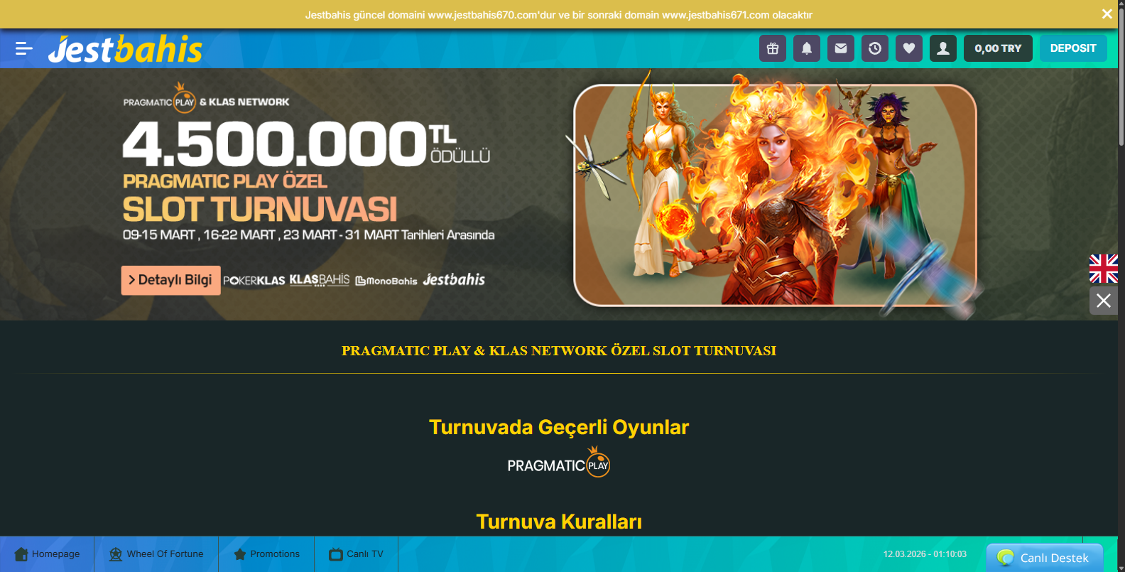 Jestbahis Mefete Yatırım Bonusu